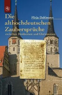 Mirja Dahlmann Die althochdeutschen Zaubersprüche обложка книги
