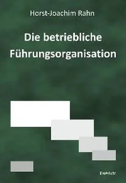 Horst-Joachim Rahn Die betriebliche Führungsorganisation обложка книги