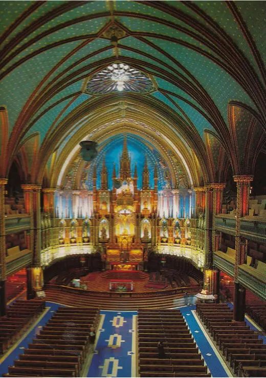 La Basilique Notre Dame Montreal Busch und Großstadt Kitimat Mountains - фото 6