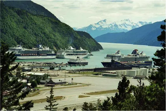 Skagway Alaska Anfang oder Ende der Inside Passage Clever und fleißig war - фото 3