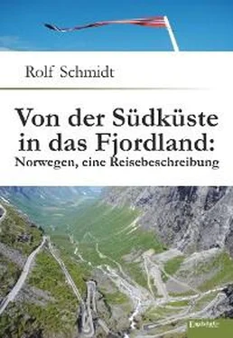 Rolf Schmidt Von der Südküste in das Fjordland: Norwegen, eine Reisebeschreibung обложка книги