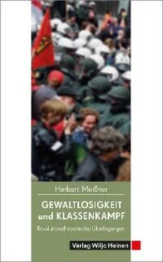 Herbert Meißner Gewaltlosigkeit und Klassenkampf обложка книги