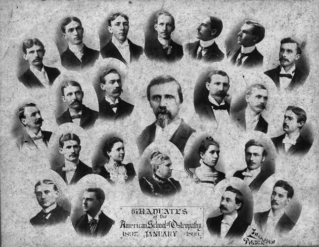 ABB 4 DIE ABSCHLUSSKLASSE JANUAR 1899 DER AMERICAN SCHOOL OF OSTEOPATHY 4 - фото 6
