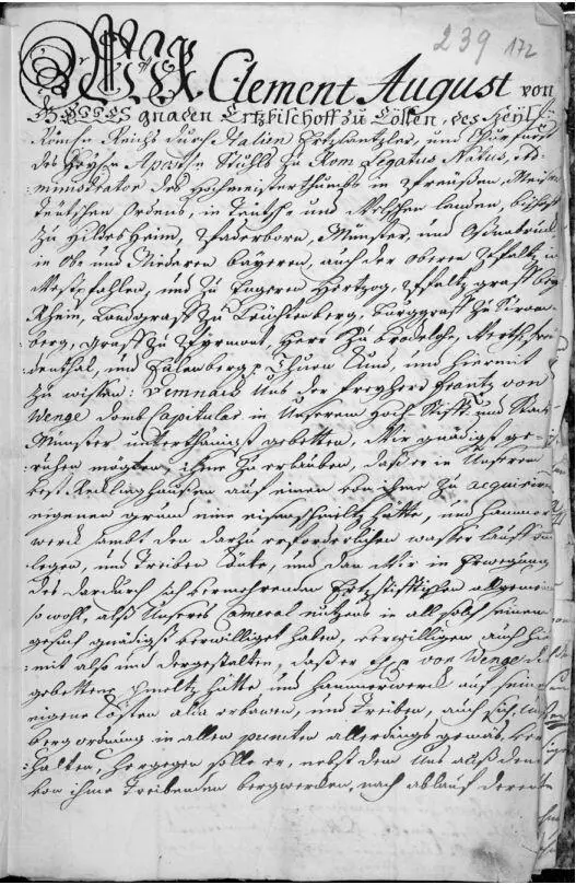 Abb 5 Erste Seite der Urkunde des Erzbischofs von Köln vom 13 Juli 1753 mit - фото 6