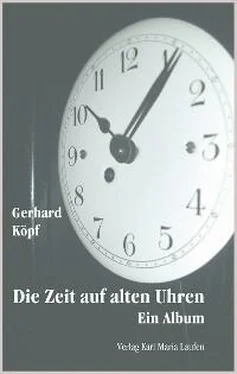 Gerhard Köpf Die Zeit auf alten Uhren обложка книги