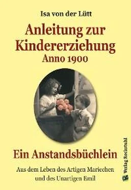 Isa von der Lütt Anleitung zur Kindererziehung Anno 1900 обложка книги