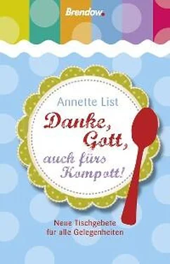 Annette List Danke, Gott, auch fürs Kompott! обложка книги