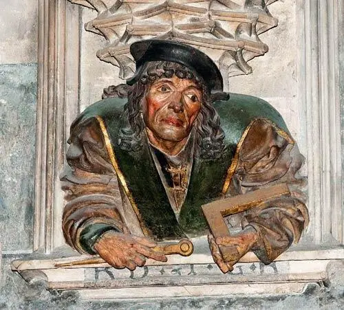 Die stilistischen Unterschiede zum Fenstergucker an der Kanzel erklärte man mit - фото 24