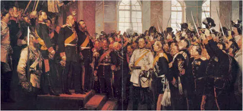 Der Triumph Preußens die Proklamation des Deutschen Kaiserreiches Gemälde von - фото 40