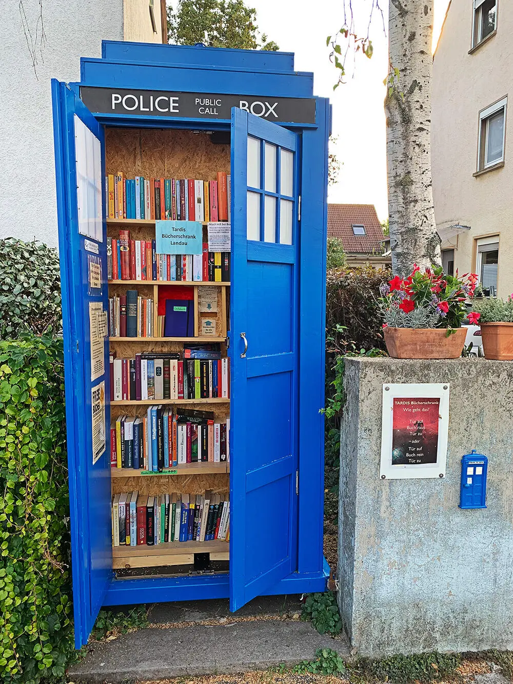 Eine Tardis im Garten findet man wohl nur bei einem Geocacher GC7XJX4 Annika - фото 47