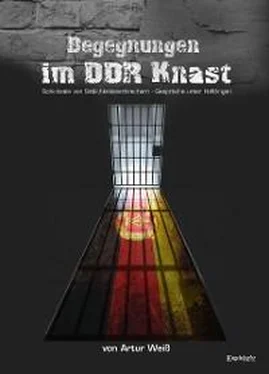 Artur Weiß Begegnungen im DDR-Knast обложка книги