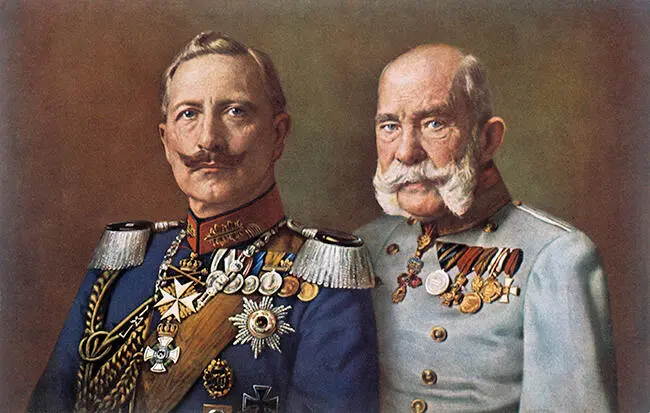 Double portrait of Kaiser Wilhelm II and Kaiser Franz Joseph I of Austria - фото 8