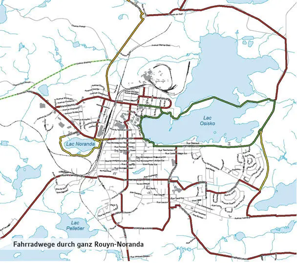 Fahrradwege durch ganz RouynNoranda Info LageOrtsdaten für RouynNoranda - фото 39