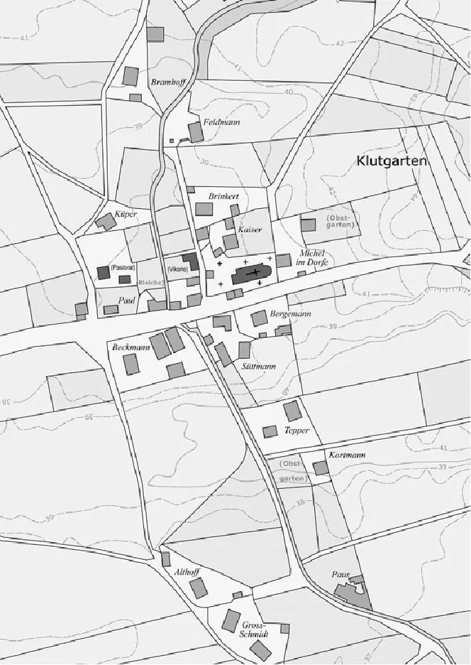 Abb 2 Grundriss von Osterfeld 1821 Baurschaften die ihre Besonderen nahmen - фото 15