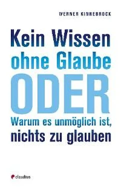 Werner Kinnebrock Kein Wissen ohne Glaube обложка книги