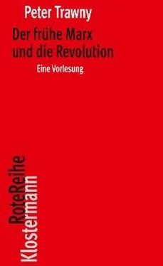 Peter Trawny Der frühe Marx und die Revolution обложка книги