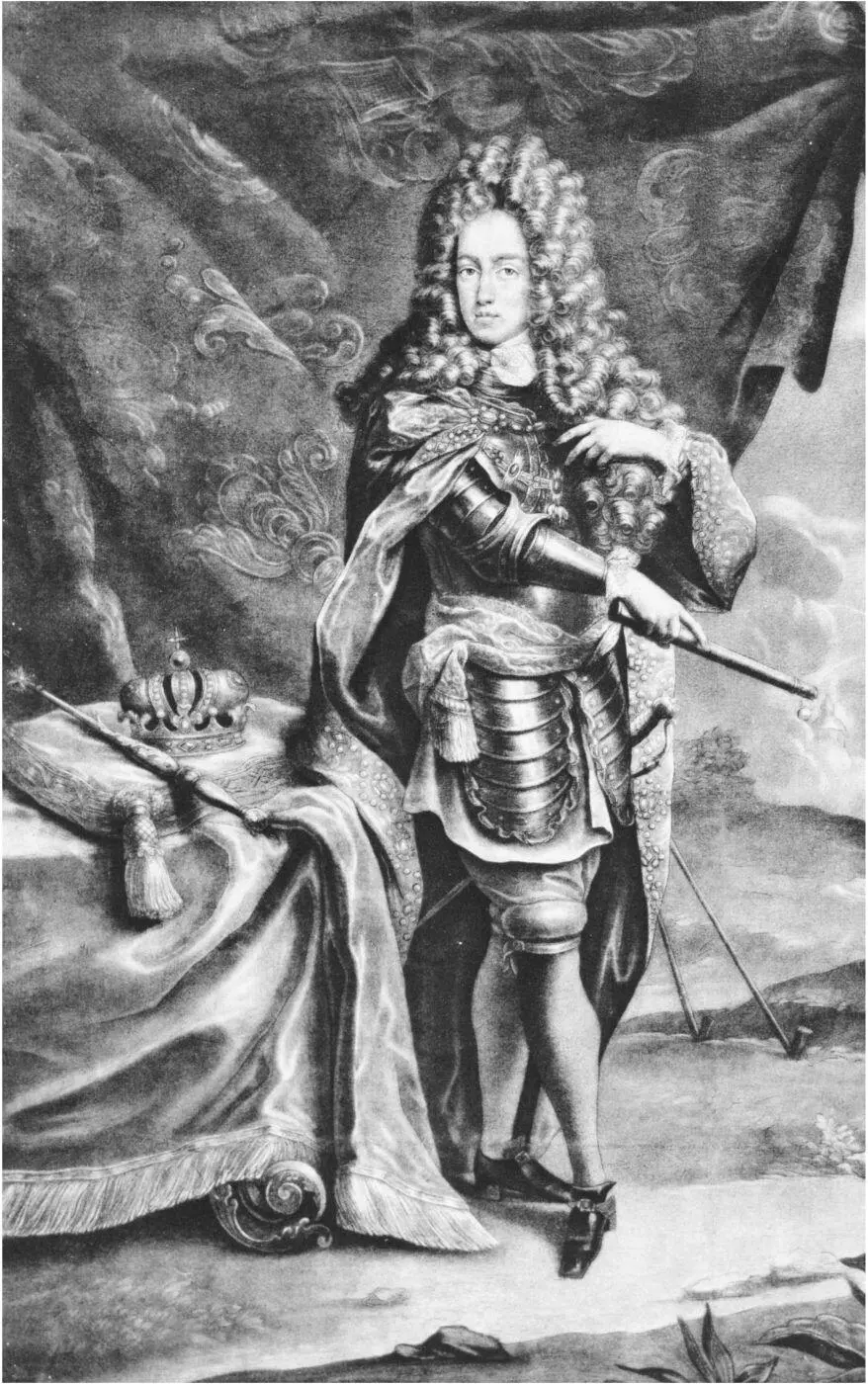 Der Vater Kaiser Karl VI Porträt nach einem Stich von Christoph Weigel - фото 6