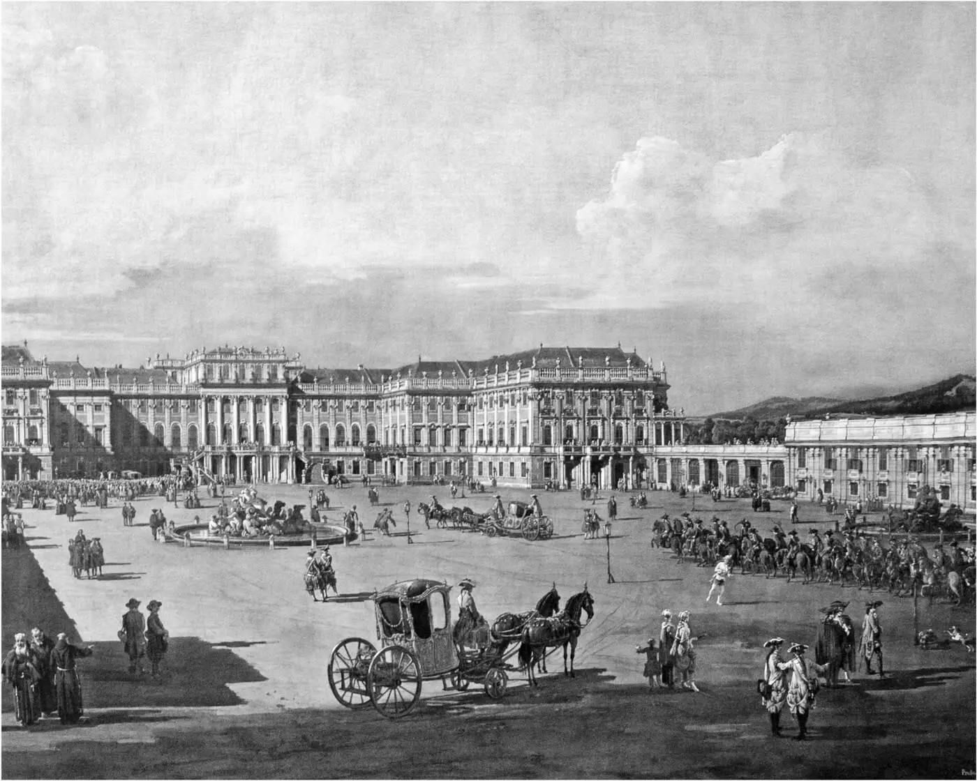 Das Zentrum des Reiches Schloss Schönbrunn Gemälde von Bernardo Bellotto - фото 5