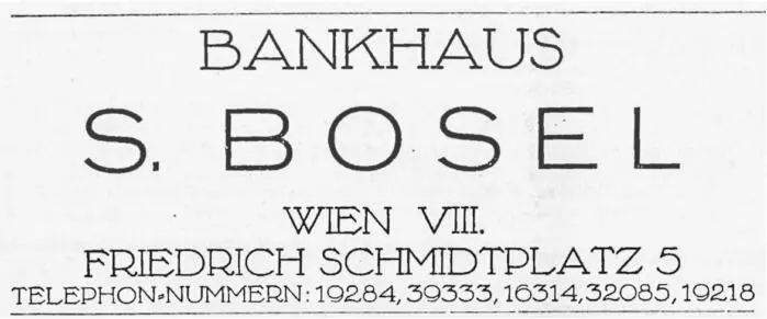 Im April 1922 eröffnet Sigmund Bosel mit 27 Mitarbeitern sein Bankhaus am - фото 8