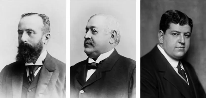 Drei Einkommensmillionäre aus den Top 15 von links Theodor Ritter von - фото 15