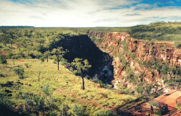 Aussichtsplattform an der Porcupine Gorge Um zu einer zweiten - фото 29