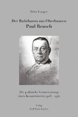 Peter Langer Der Ruhrbaron aus Oberhausen Paul Reusch обложка книги