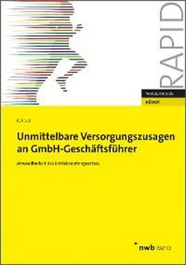 Kevin Pradl Unmittelbare Versorgungszusagen an GmbH-Geschäftsführer обложка книги