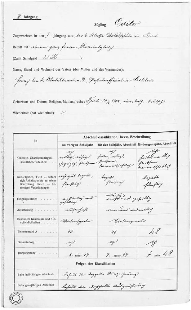 Jahrgangsrang 7 unter 49 Schülern Abschlußklassifikation der - фото 11