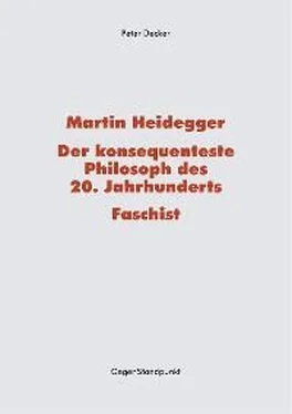 Peter Decker Martin Heidegger – Der konsequenteste Philosoph des 20. Jahrhunderts – Faschist обложка книги