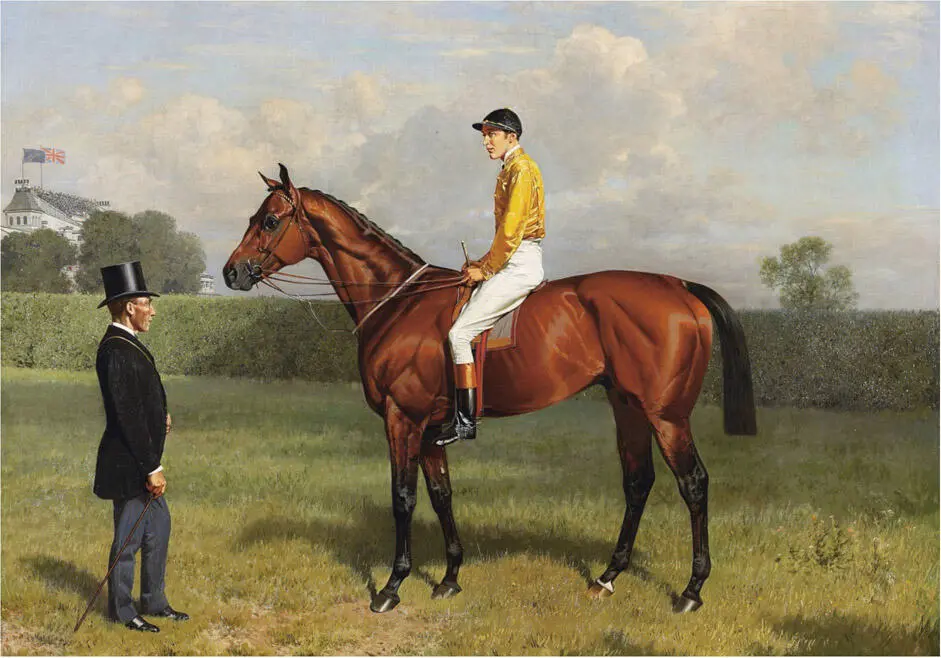 Der große Ormonde mit Fred Archer im Sattel und Trainer John Porter Foto nach - фото 21