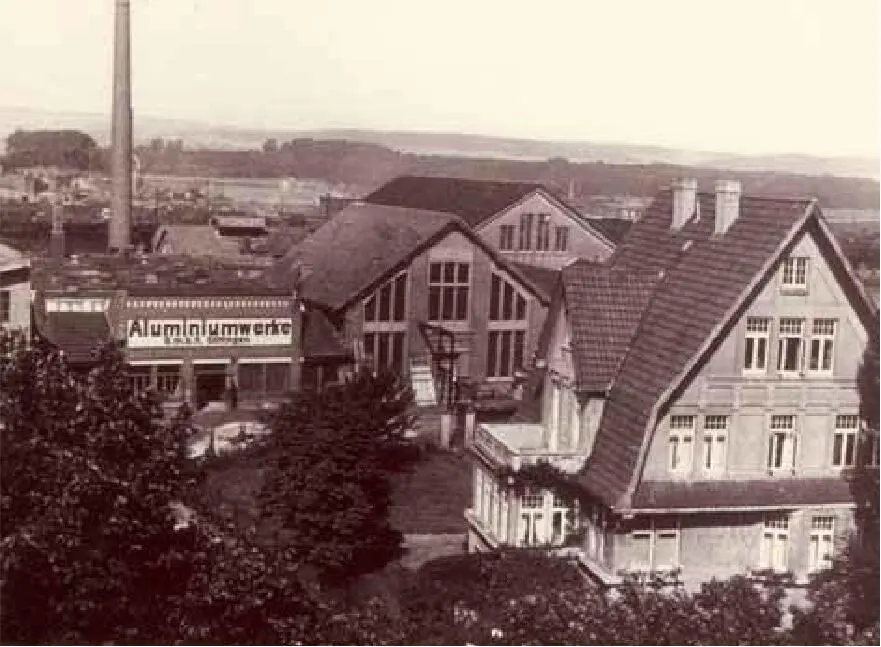 Westseite der Göttinger Aluminiumwerk GmbH 1920er Jahre StadtA Göttingen - фото 40