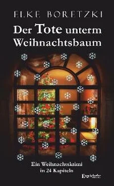 Elke Boretzki Der Tote unterm Weihnachtsbaum обложка книги