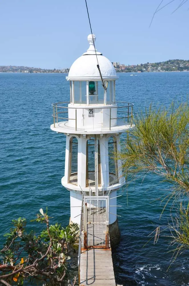 Der kleine Leuchtturm an der Halbinsel DPicknick in Cremorne Point Direkt an - фото 18