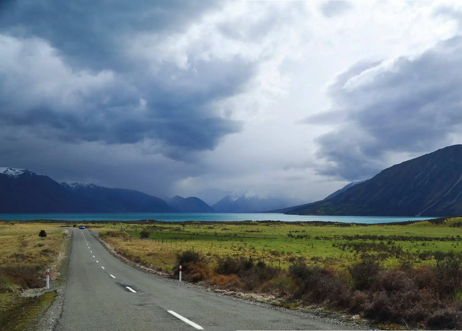 Unwetter über Lake Ohau Tekapo AorakiMount Cook und Twizel Richtung - фото 43