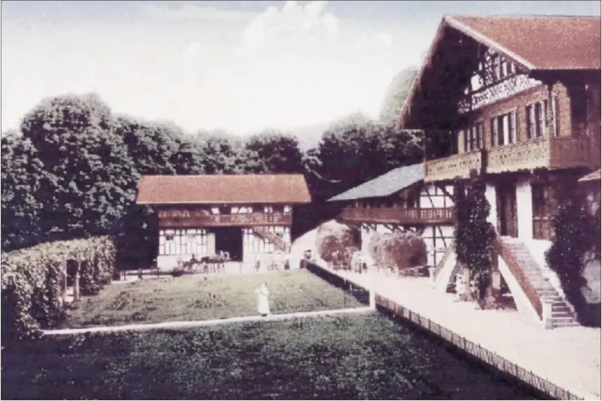 Molkerei Schloss Landsberg Meiningen Postkarte um 1910 Weil ich die - фото 8