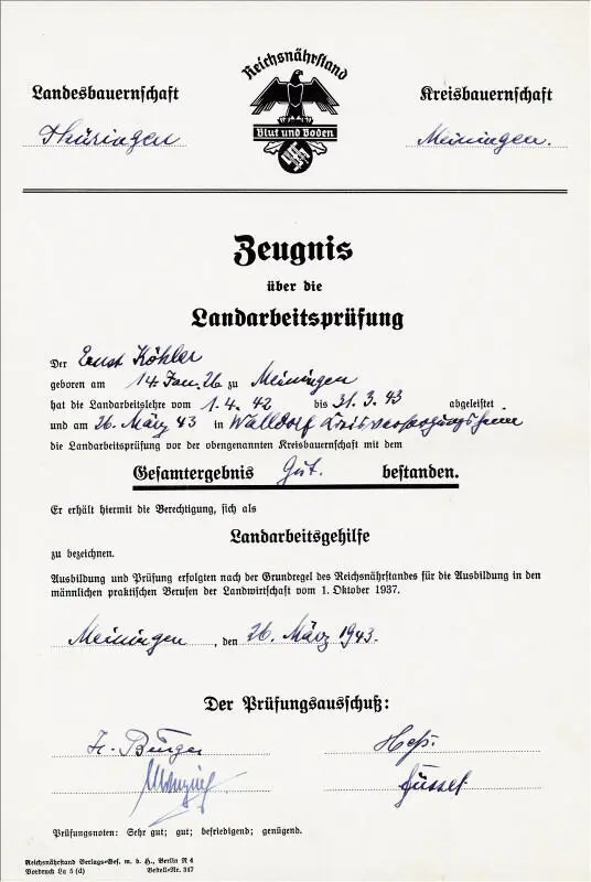 Weil ich die höhere Schule besucht hatte konnte ich nach dem ersten Lehrjahr - фото 9