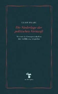 Egon Flaig Die Niederlage der politischen Vernunft обложка книги