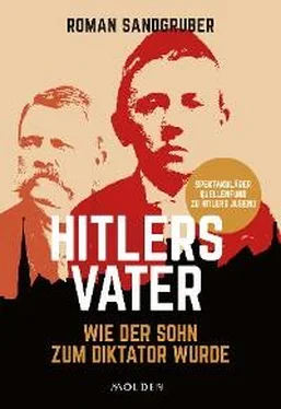 Roman Sandgruber Hitlers Vater обложка книги