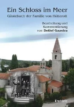 Detlef Gaastra Ein Schloss im Meer - Gästebuch der Familie von Hütterott обложка книги