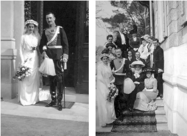 Hochzeit Georgs Schwester Amalia mit Edmund von Sigmundt 1885 Ein größeres - фото 48