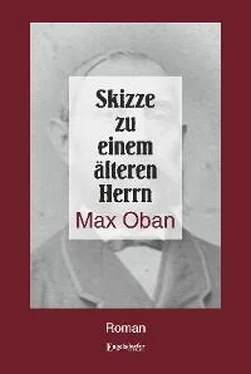 Max Oban Skizze zu einem älteren Herrn обложка книги