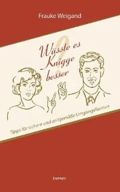 Frauke Weigand Wüsste es Knigge besser? обложка книги