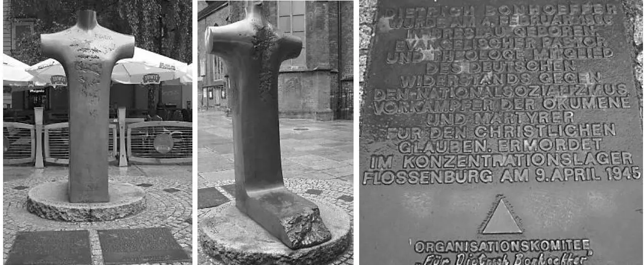 BonhoefferDenkmal vor der St ElisabethKirche in Breslau Kościół Garnizonowy - фото 20