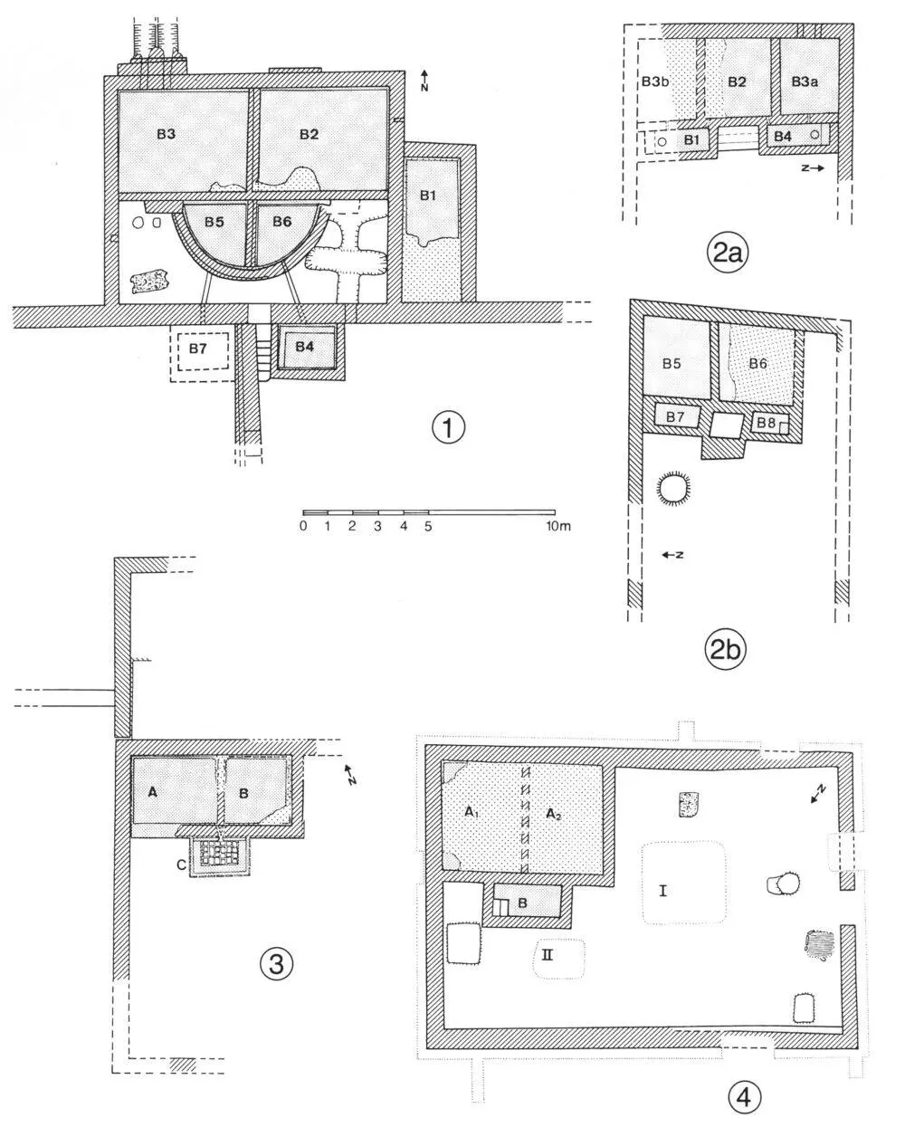 Abb 4Grundrisse römischer Kelteranlagen 1 Piesport 2a Brauneberg - фото 40