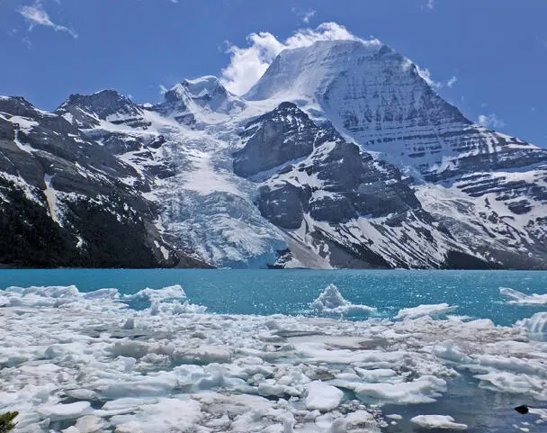Der Berg Lake und Berg Glacier auf der Rückseite des Mount Robson Reisetipp - фото 45