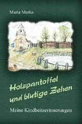 Maria Marka - Holzpantoffel und blutige Zehen