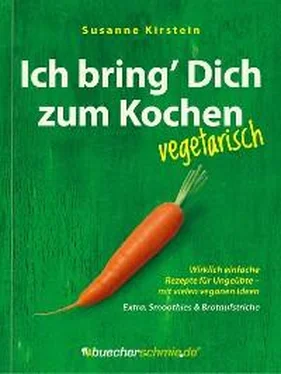 Susanne Kirstein Ich bring’ Dich zum Kochen – vegetarisch обложка книги