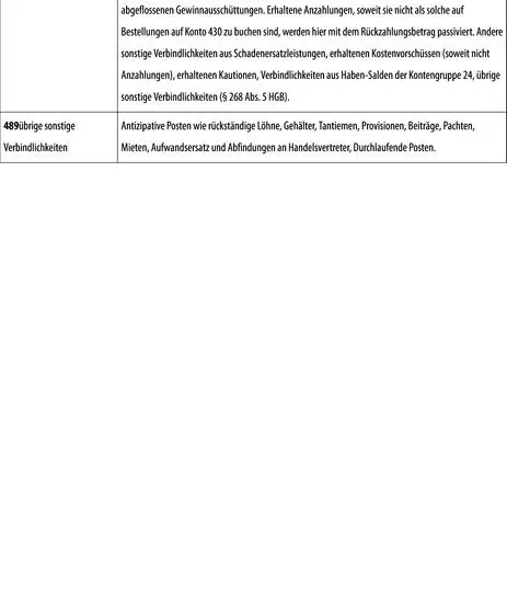D Rechnungsabgrenzungsposten E Passive latente Steuern - фото 150