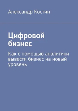 Александр Костин Цифровой бизнес. Как с помощью аналитики вывести бизнес на новый уровень обложка книги