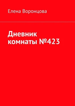 Елена Воронцова Дневник комнаты №423 обложка книги